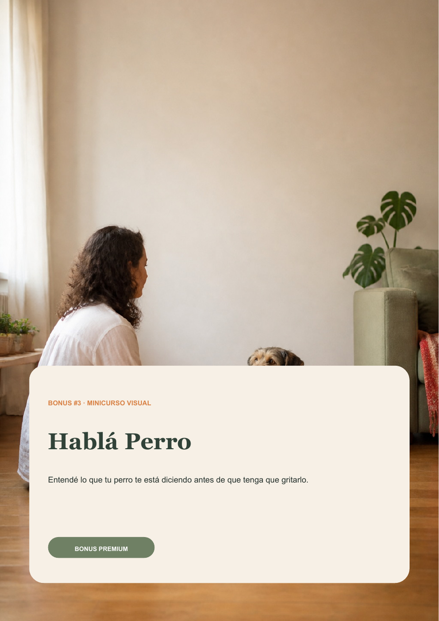 Portada del bonus Hablá Perro