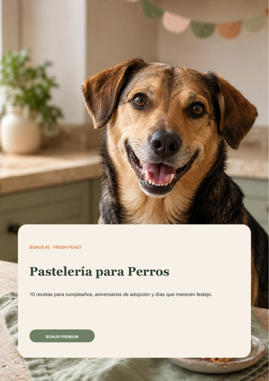 Portada del bonus Pastelería para Perros