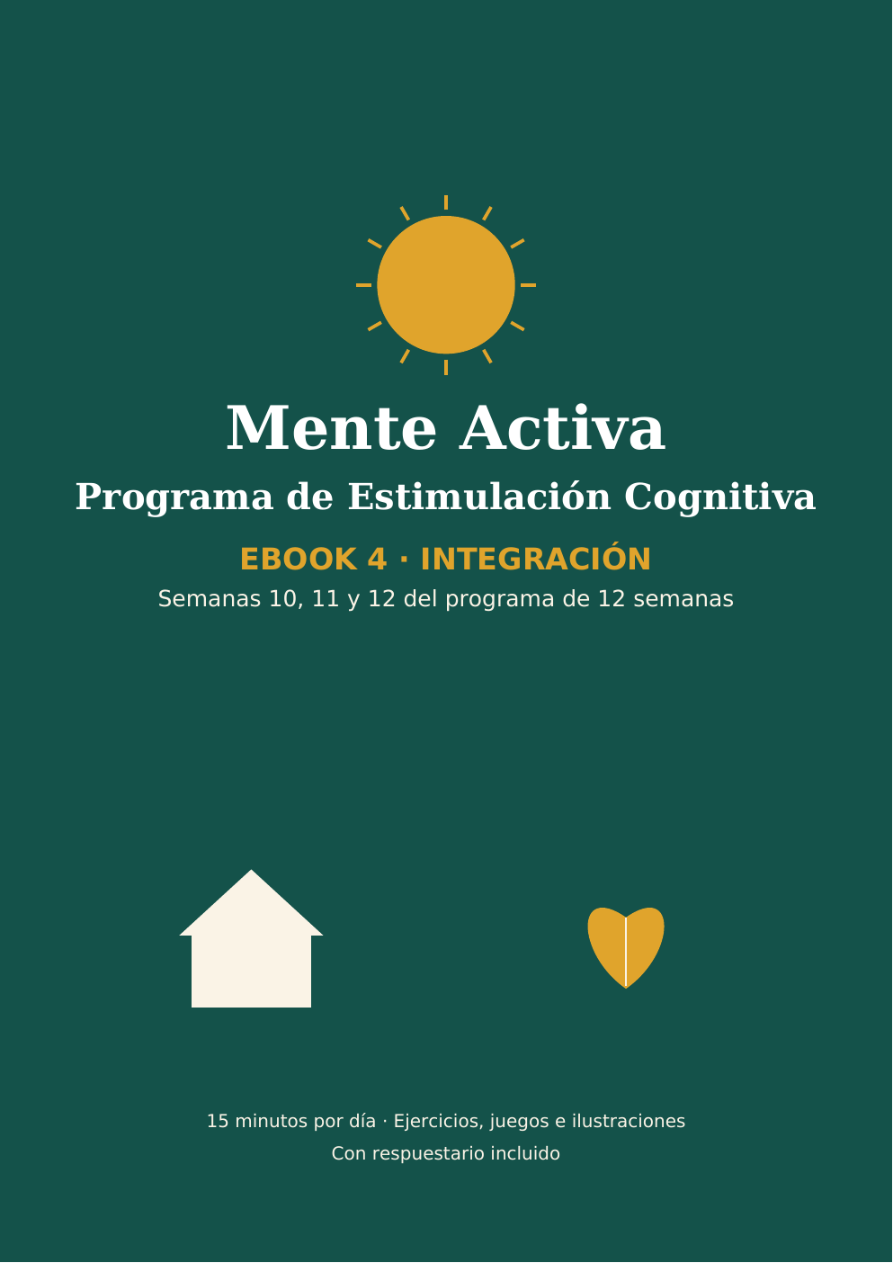 VitalMente — Programa de 4 Ebooks de Estimulación Cognitiva